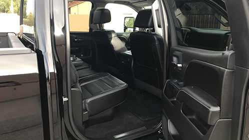 Exterior image of the 2016 Sierra Denali HD heavy-duty luxury pickup truck.