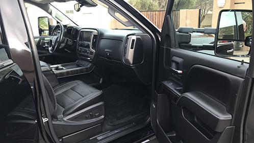 Exterior image of the 2016 Sierra Denali HD heavy-duty luxury pickup truck.